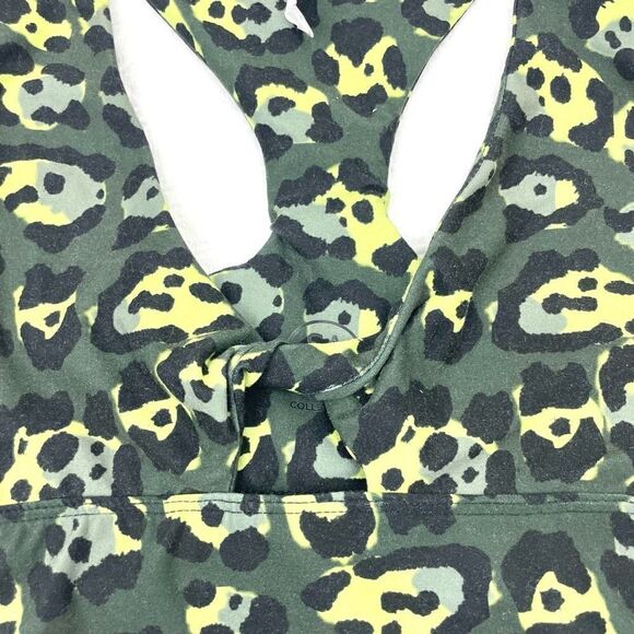 BUY 1 GET 1 FREE Sage collective green knot tie front sports bra small - Picture 2 of 7